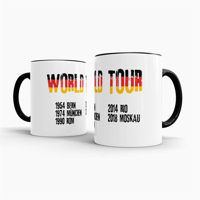 Tasse World Tour Schwarz