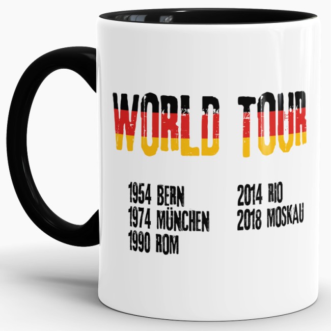 Tasse World Tour Schwarz