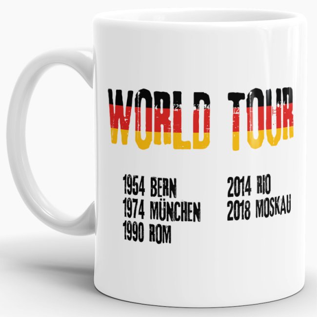 Tasse World Tour Weiss