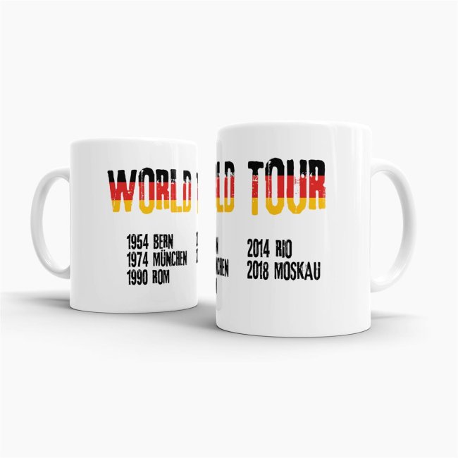 Tasse World Tour Weiss