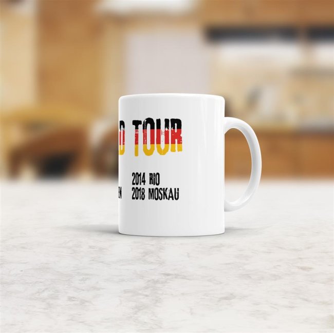 Tasse World Tour Weiss