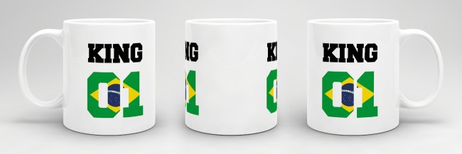 Tasse King Brasilien