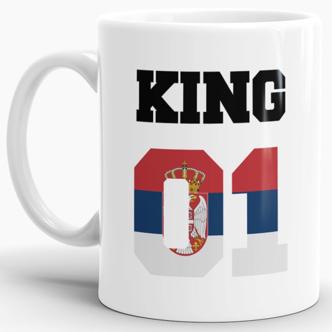 Tasse King Serbien