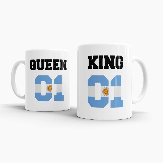 Tasse King &amp; Queen  Argentinien