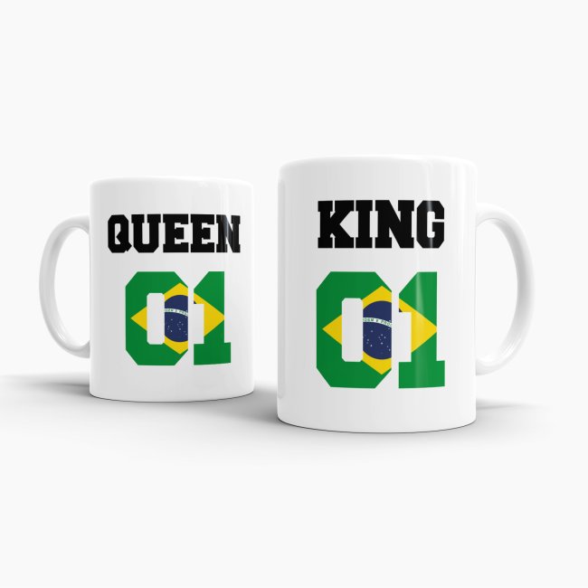 Tasse King &amp; Queen Brasilien
