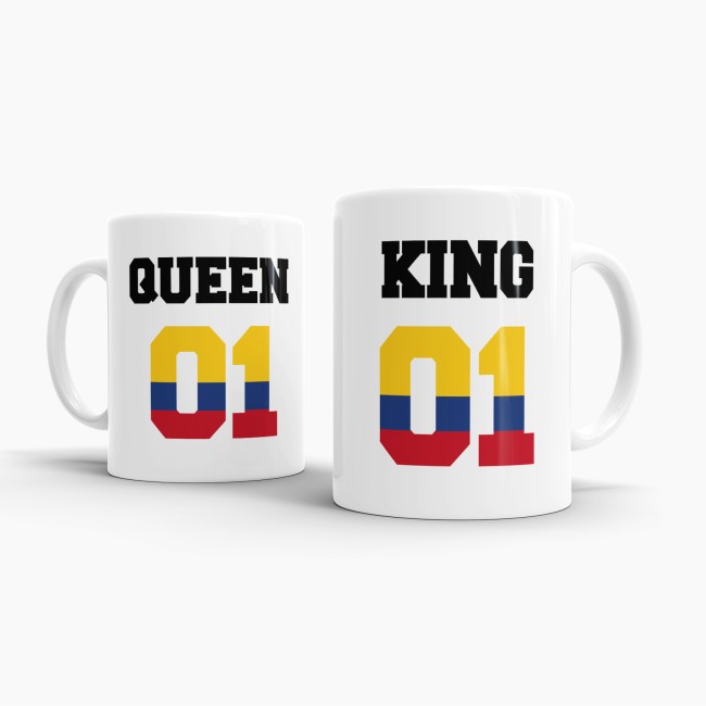 Tasse King &amp; Queen Kolumbien