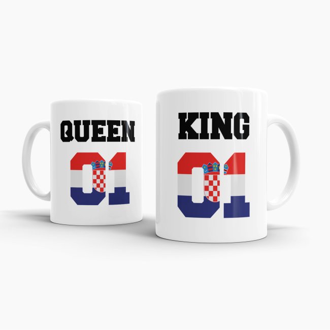 Tasse King &amp; Queen Kroatien