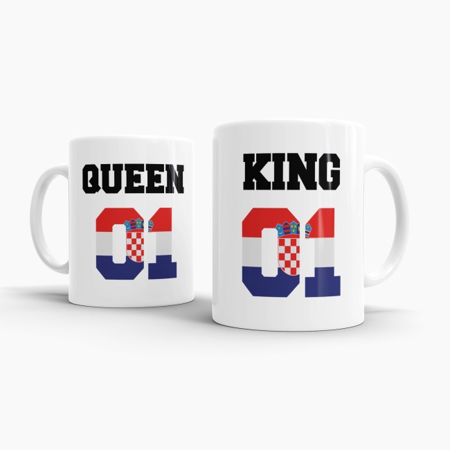 Tasse King &amp; Queen Kroatien