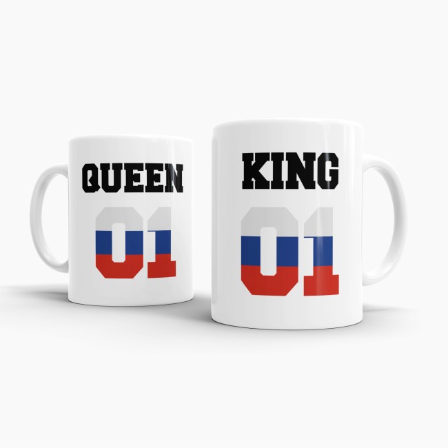 Tasse King &amp; Queen Russland