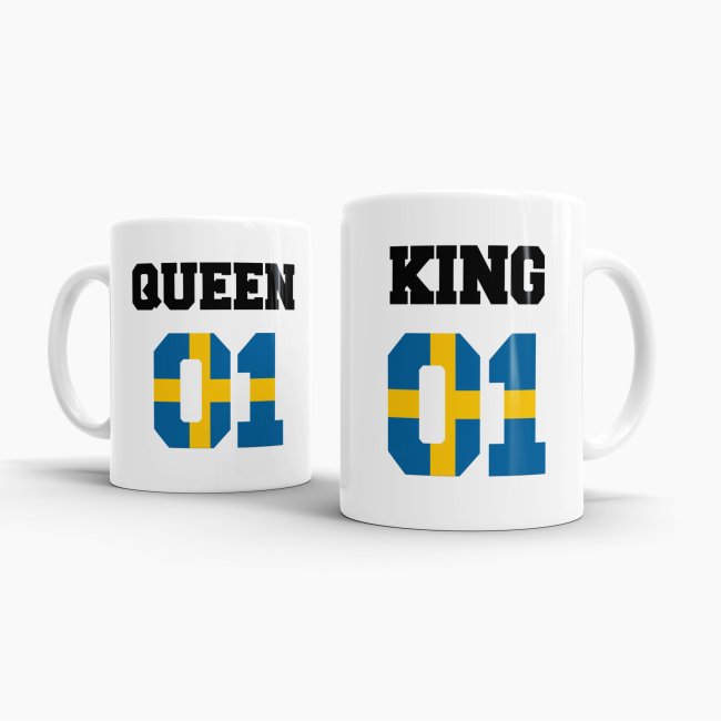 Tasse King &amp; Queen Schweden