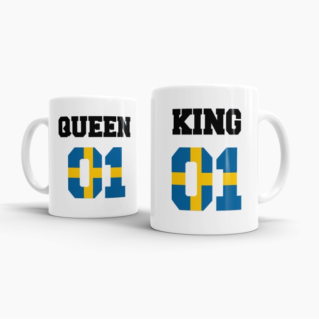 Tasse King &amp; Queen Schweden