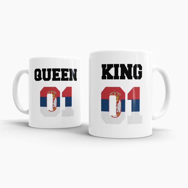 Tasse King &amp; Queen Serbien
