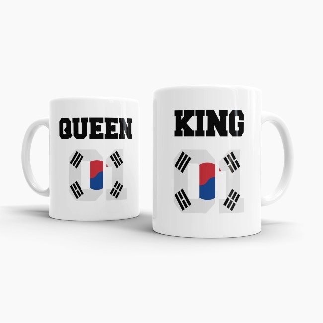 Tasse King &amp; Queen S&uuml;dkorea
