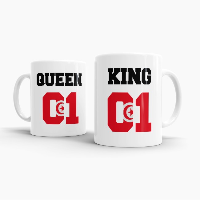 Tasse King &amp; Queen Tunesien