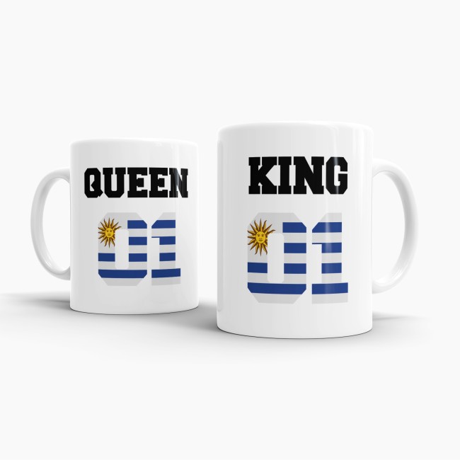 Tasse King &amp; Queen Uruguay