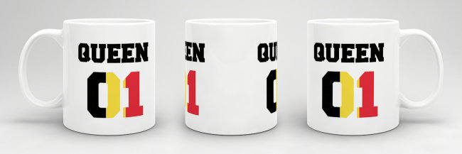 Tasse Queen Belgien