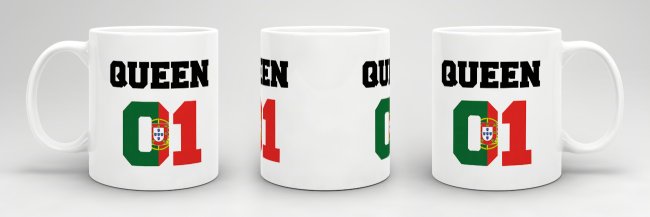 Tasse Queen Portugal