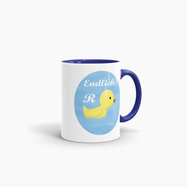 Tasse zum Ruhestand - Endlich (R)Ente - Dunkelblau