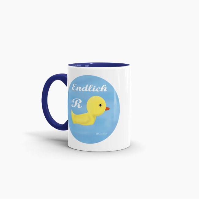 Tasse zum Ruhestand - Endlich (R)Ente - Dunkelblau