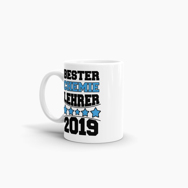 Tasse Bester Chemie-Lehrer Weiss