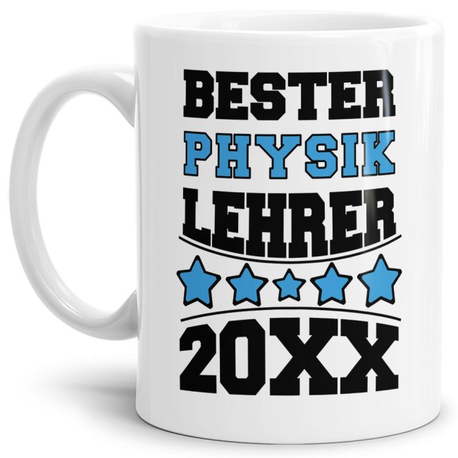 Tasse Bester Physik-Lehrer Weiss