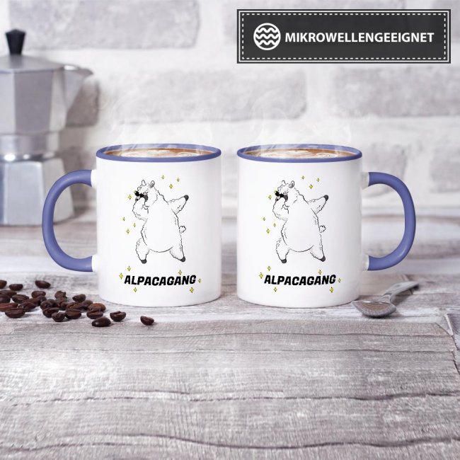 Tasse Alpacagang Cambridge-Blau