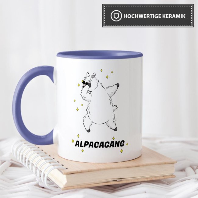 Tasse Alpacagang Cambridge-Blau