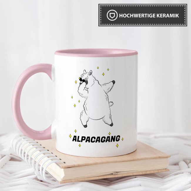 Tasse Alpacagang Rosa