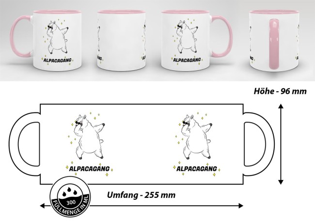 Tasse Alpacagang Rosa