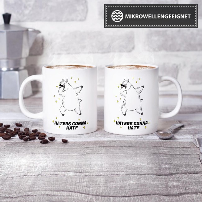 Tasse Haters gonna hate Weiss