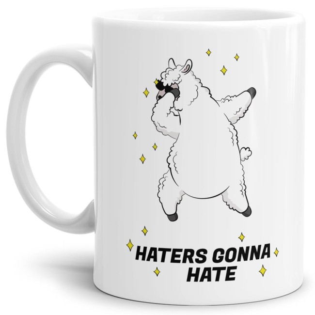 Tasse Haters gonna hate Weiss