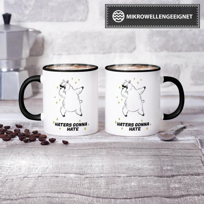 Tasse Haters gonna hate Schwarz