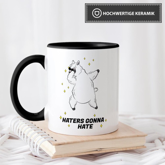 Tasse Haters gonna hate Schwarz