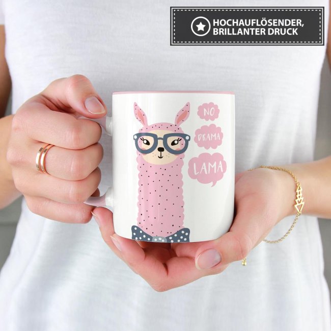 Tasse No drama lama lady Rosa