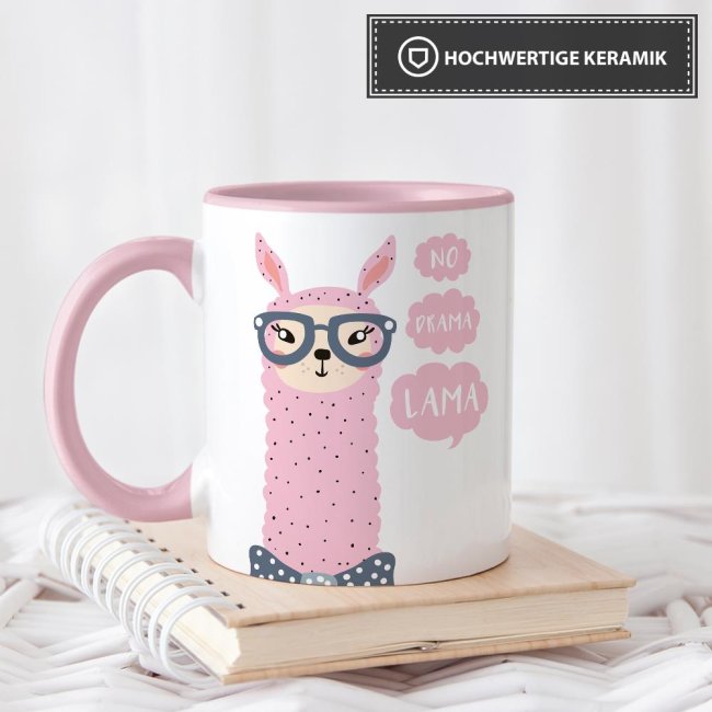 Tasse No drama lama lady Rosa