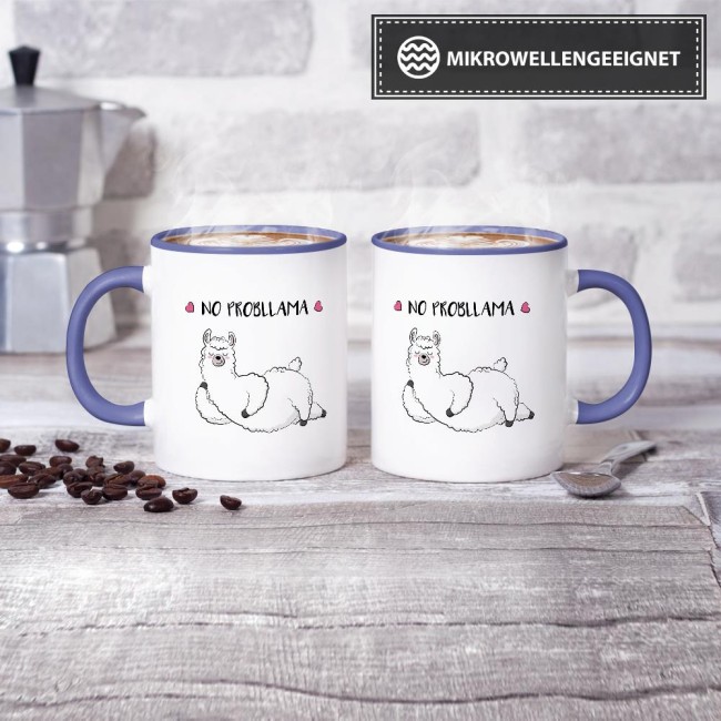 Tasse No probllama Cambridge-Blau