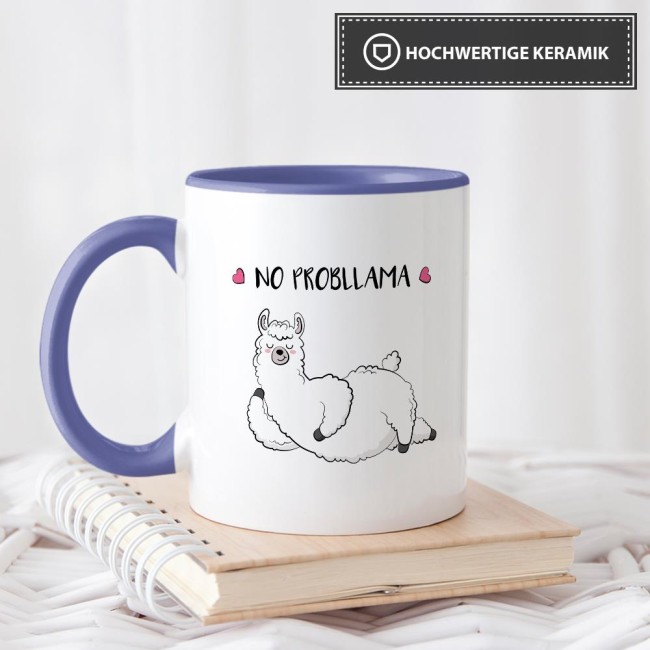 Tasse No probllama Cambridge-Blau