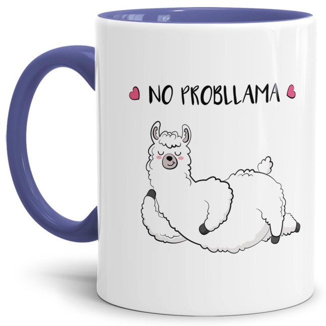 Tasse No probllama Cambridge-Blau