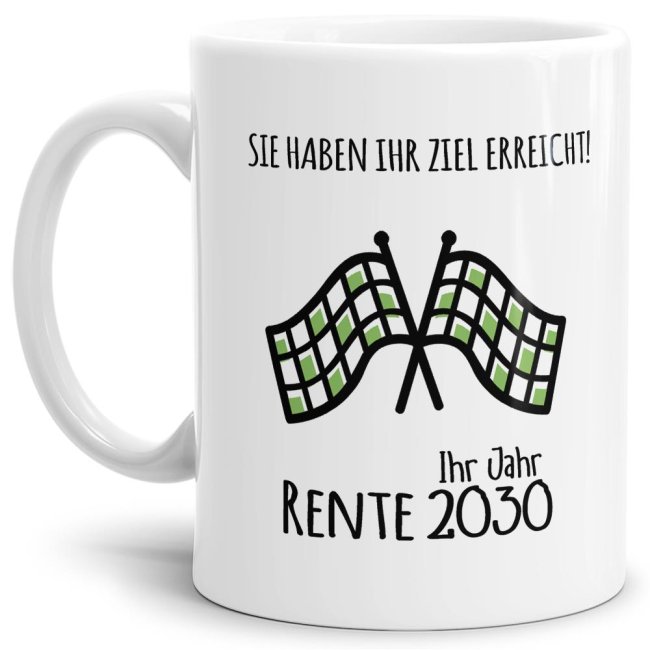 Tasse zum Ruhestand Ziel erreicht -Ihr Jahr-
