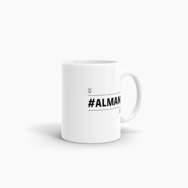 Tasse mit Spruch - #Alman - Weiss