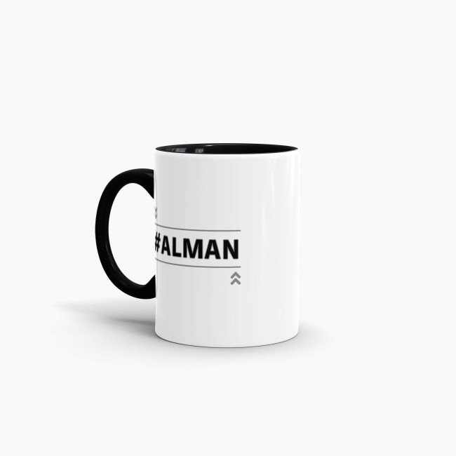 Tasse mit Spruch - #Alman - Schwarz