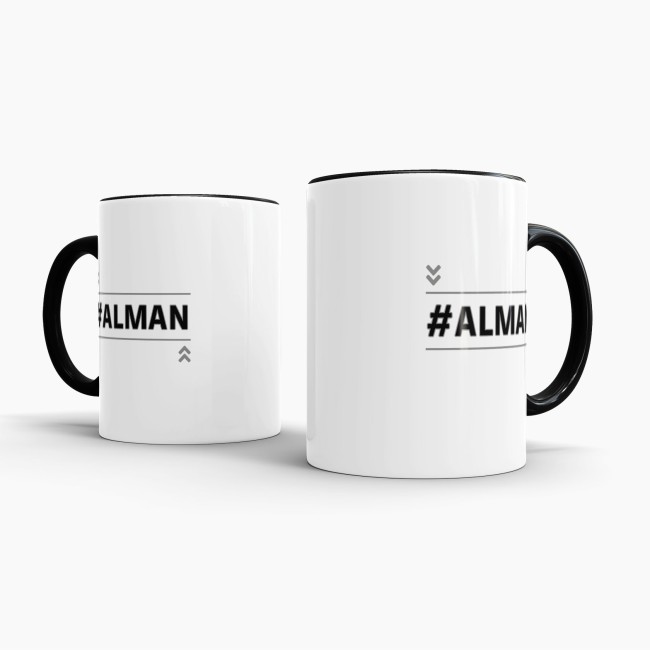 Tasse mit Spruch - #Alman - Schwarz