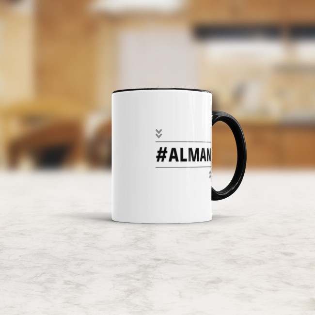 Tasse mit Spruch - #Alman - Schwarz
