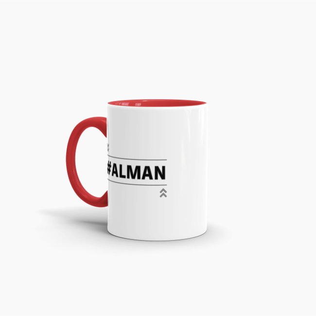 Tasse mit Spruch - #Alman - Rot