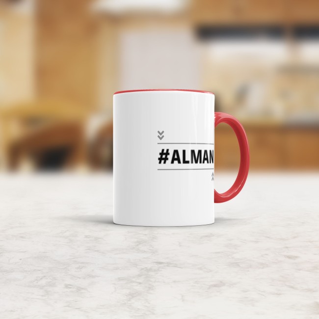 Tasse mit Spruch - #Alman - Rot