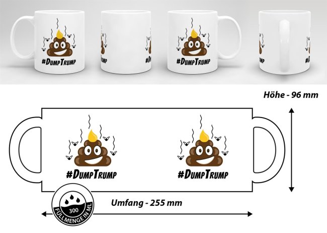 Tasse Dump Trump