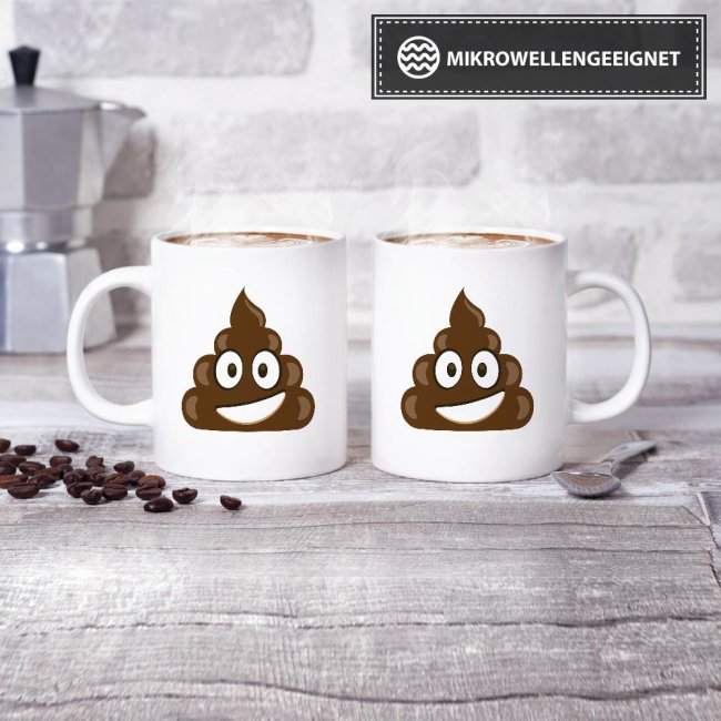 Tasse Emoji Kacke
