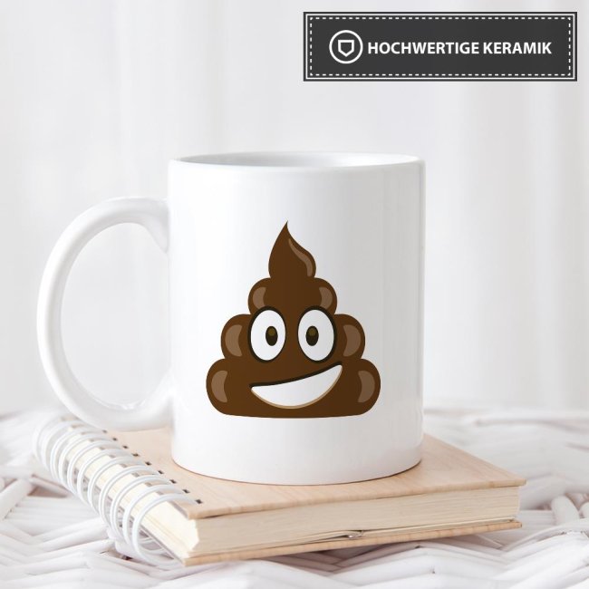 Tasse Emoji Kacke