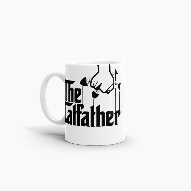Tasse The Catfather Weiss-Schwarz