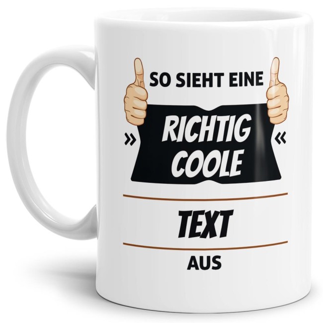 Berufe Tasse - So sieht eine richtig coole -Ihr Text- aus